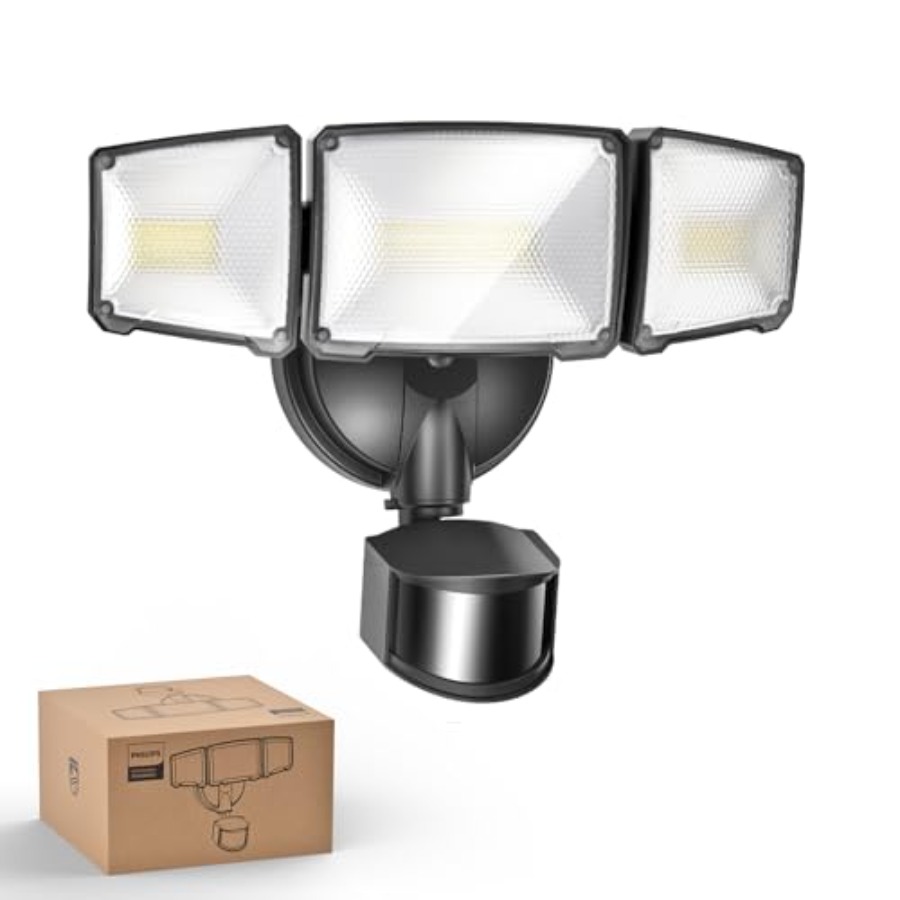 7W 7400LM LED Security Lights  - Motion Sensor Pir Wired 评论和价格