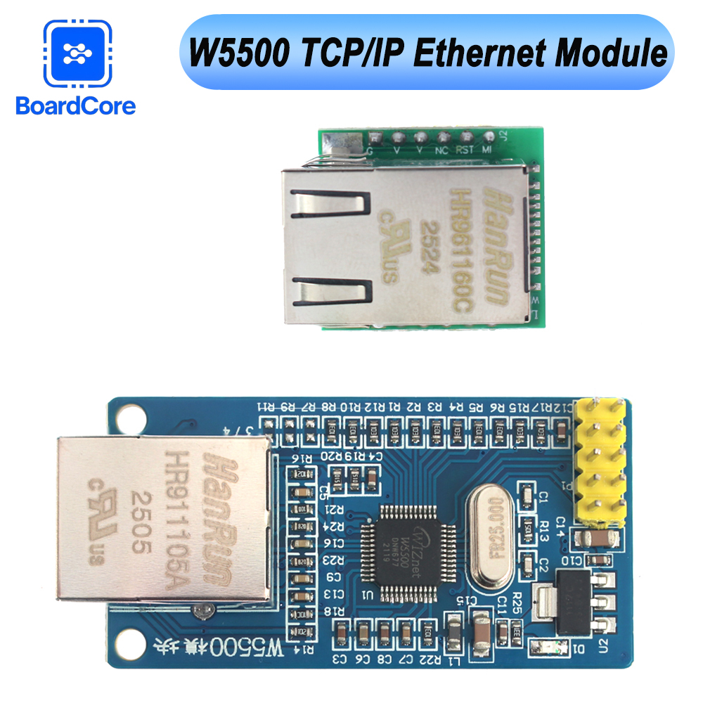 1PC 3.3V W5500 Chip New SPI to - Ethernet Module W5500 评论和价格