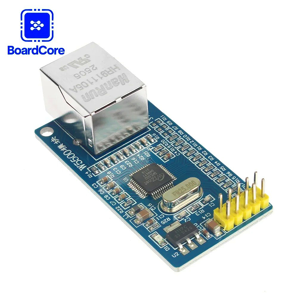 1PC 3.3V W5500 Chip New SPI to - Ethernet Module W5500 评论和价格