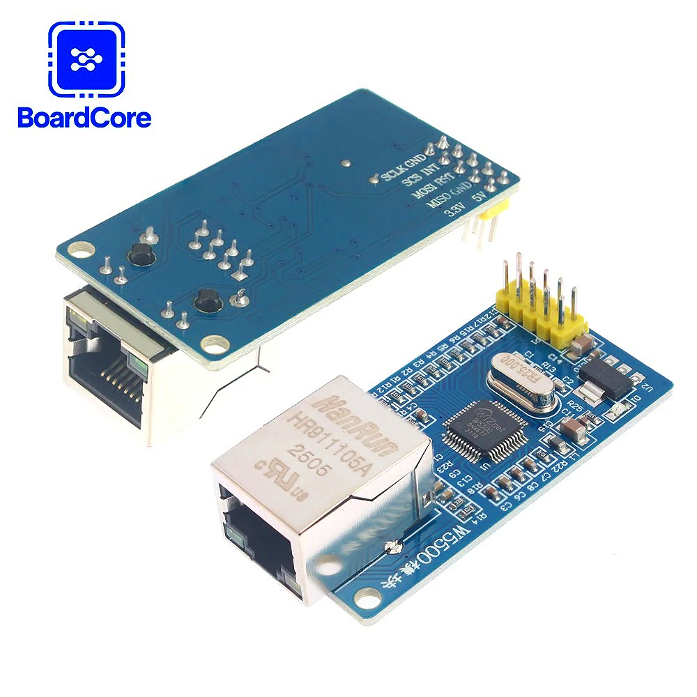 1PC 3.3V W5500 Chip New SPI to - Ethernet Module W5500 评论和价格