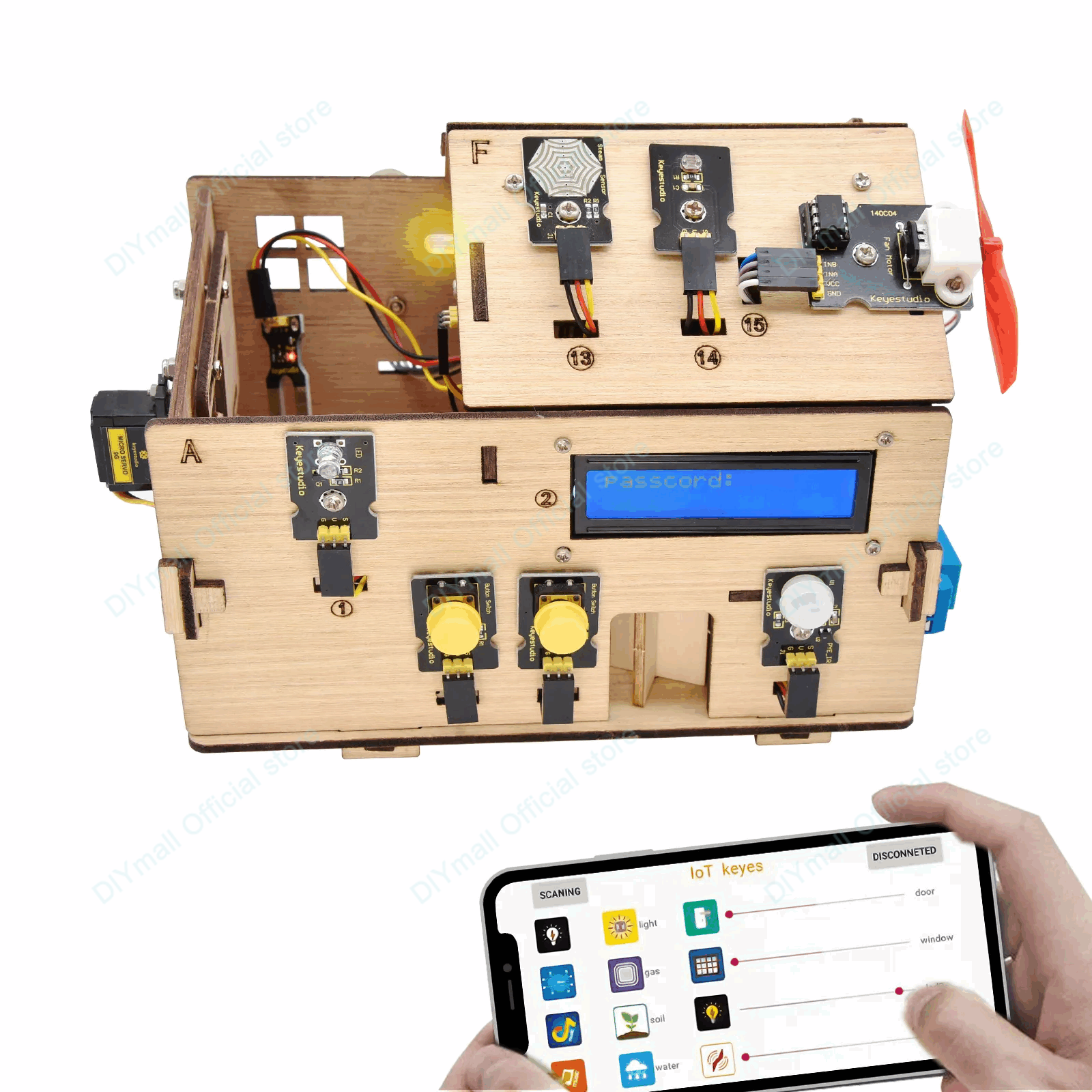 Keyestudio Smart IoT Home Kit  - Home Automation Arduino 评论和价格