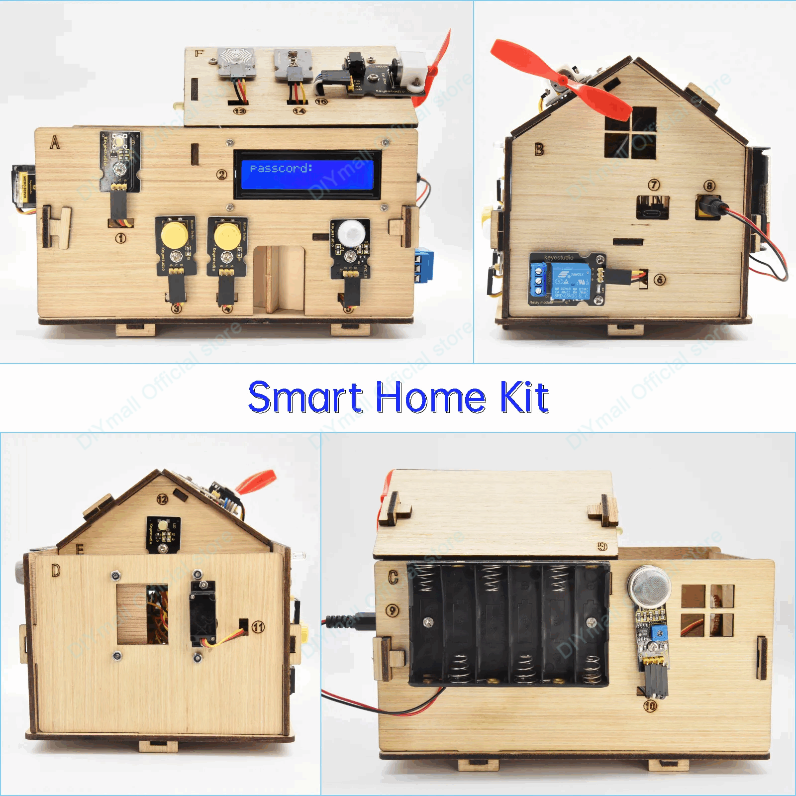 Keyestudio Smart IoT Home Kit  - Home Automation Arduino 评论和价格