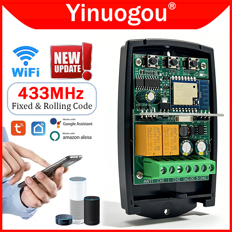 Universal 433MHz Tuya WIFI Gar - 433Mhz Receiver Module 评论和价格