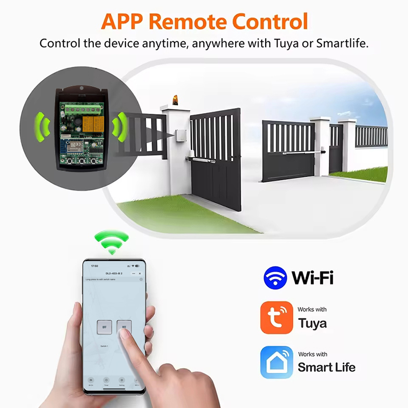 Universal 433MHz Tuya WIFI Gar - 433Mhz Receiver Module 评论和价格