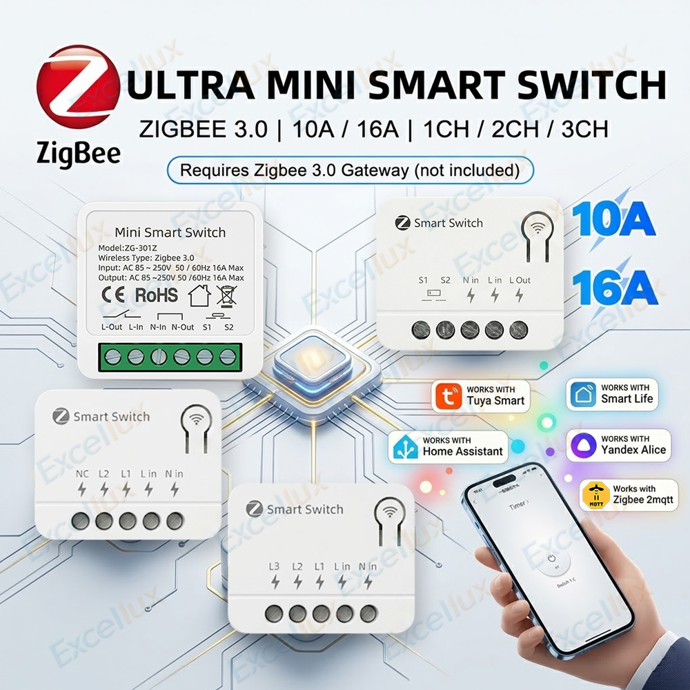 Mini Zigbee Smart Switch Modul - Diy Home Automation Controller 评论和价格