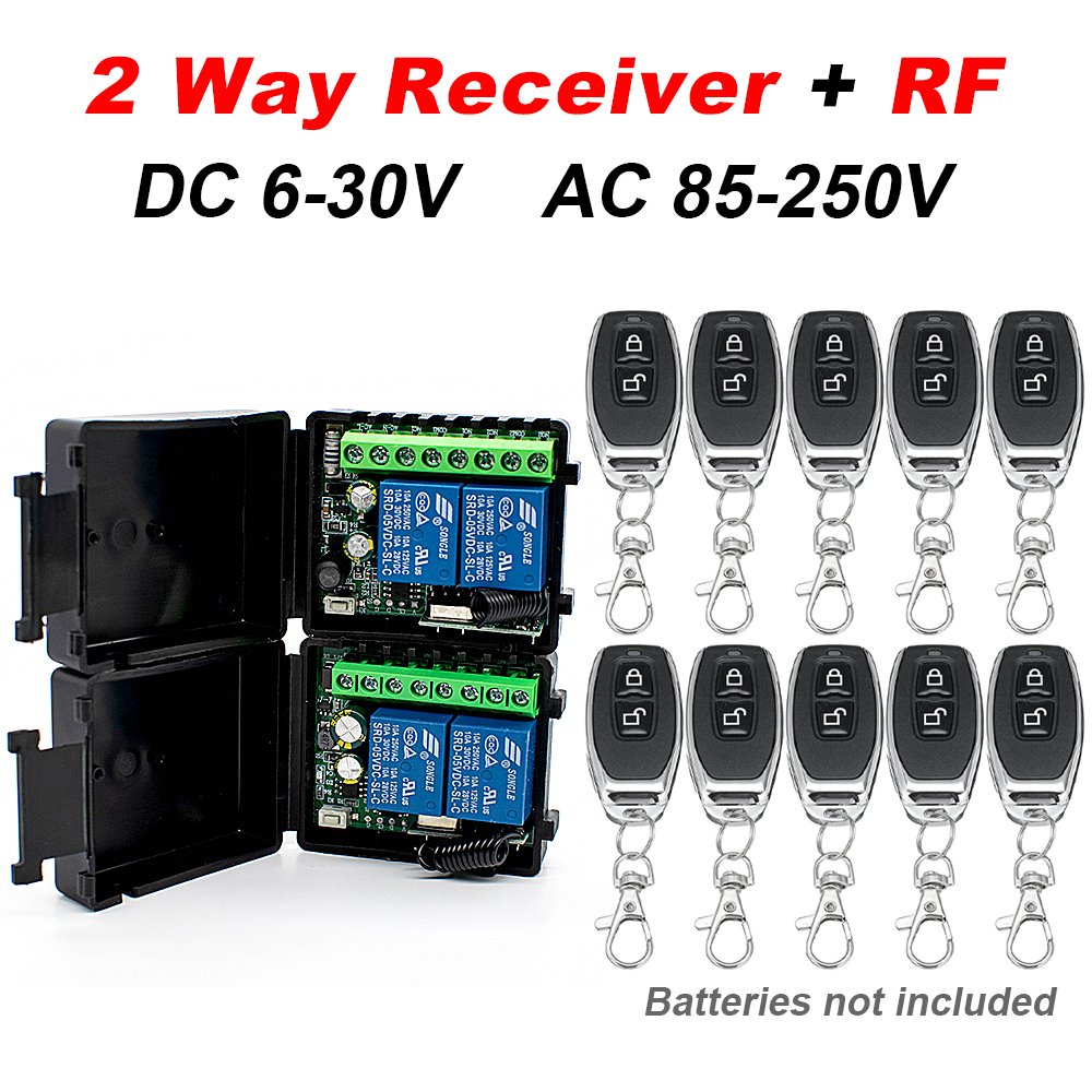 1~10pcs 2 Channel 433MHz RF Re - 433Mhz Receiver Module 评论和价格