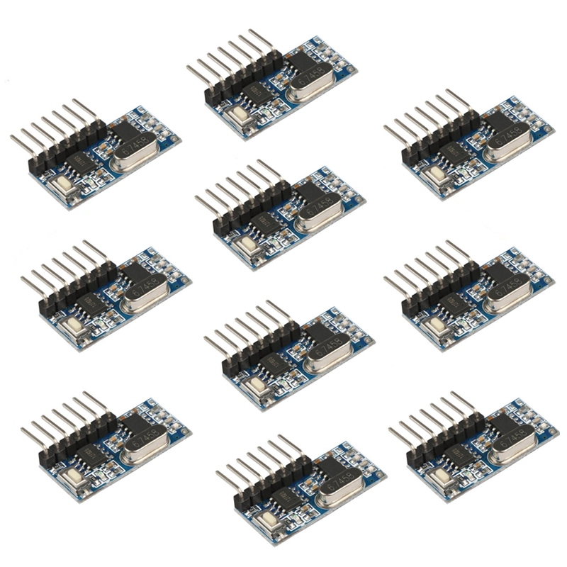 ABKQ-10PCS 433Mhz RF Receiver  - 433Mhz Receiver Module 评论和价格