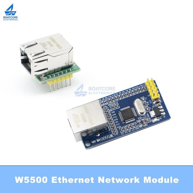 1PCS W5500 Chip New SPI to LAN - Ethernet Module W5500 评论和价格