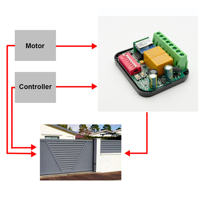 Universal Tuya WiFi Switch Gar - 433Mhz Receiver Module 评论和价格