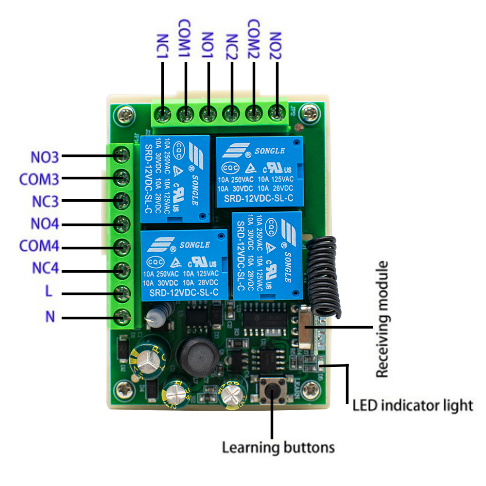 433Mhz Wireless Switch AC 85-2 - 433Mhz Receiver Module 评论和价格