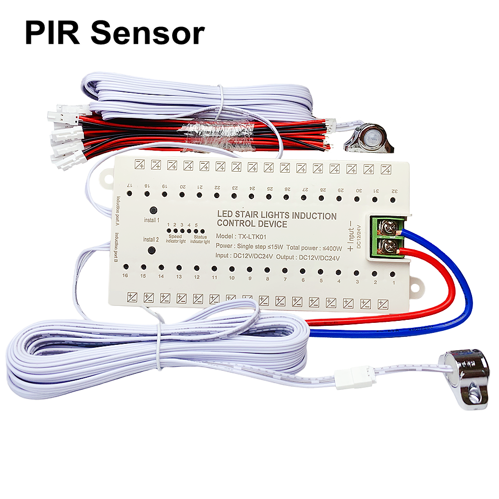 TX-LTK01 Stair Step LED Contro - Motion Sensor Pir Wired 评论和价格