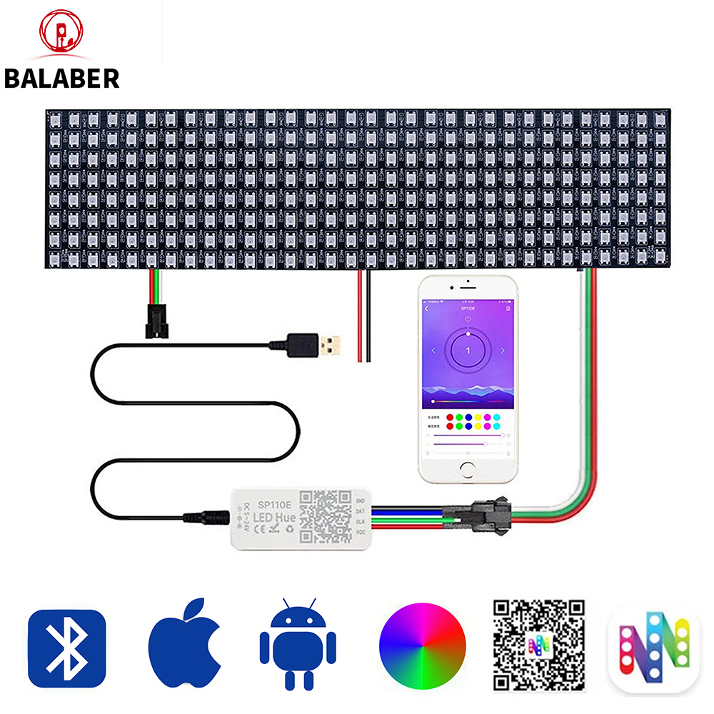 WS2812B SMD5050 RGB Panel LED  - Rgb Led Matrix 8X8 评论和价格