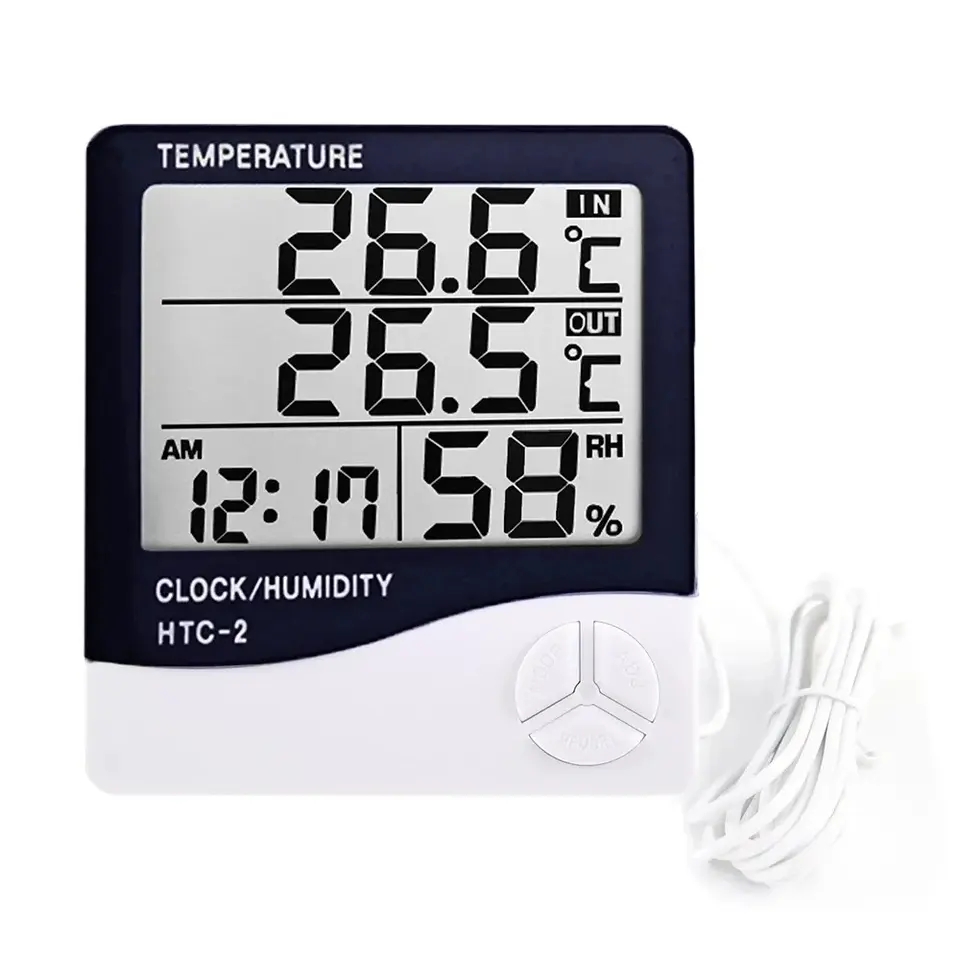 Indoor LCD Digital Thermometer - Home Automation Industry 评论和价格