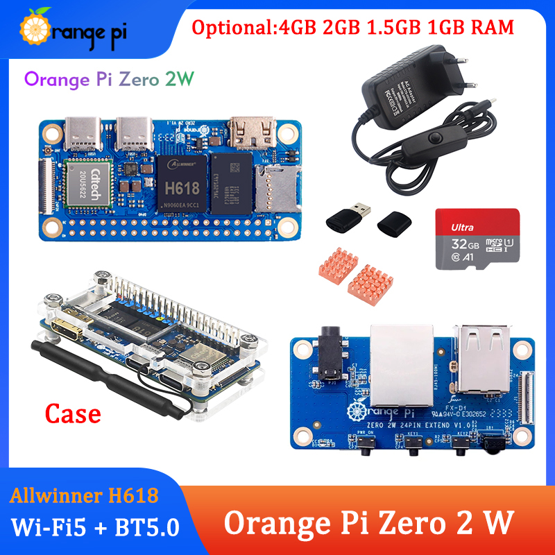 Orange Pi Zero 2W 4GB 2GB 1.5G - Pi Zero W Board 评论和价格