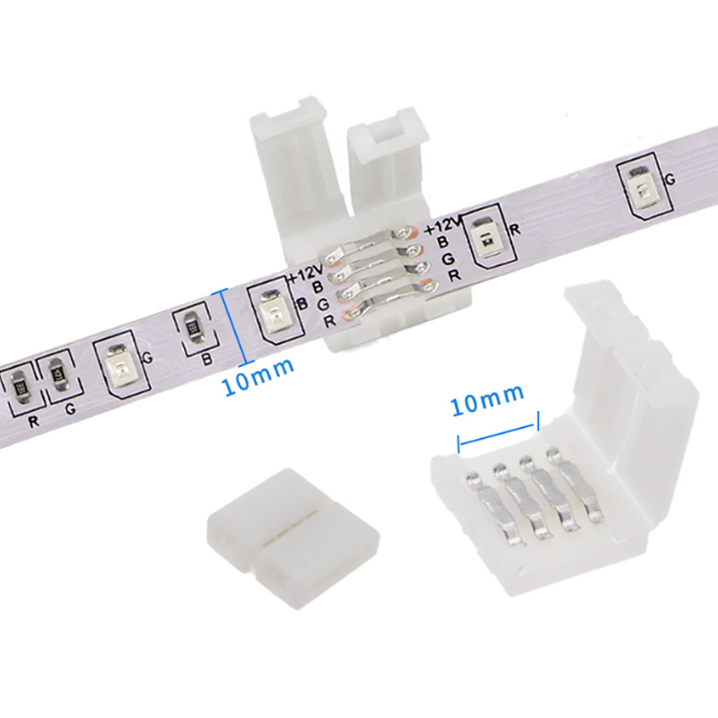5pcs 4PIN 8mm Led Connector L  - Rgb Led Matrix 8X8 评论和价格