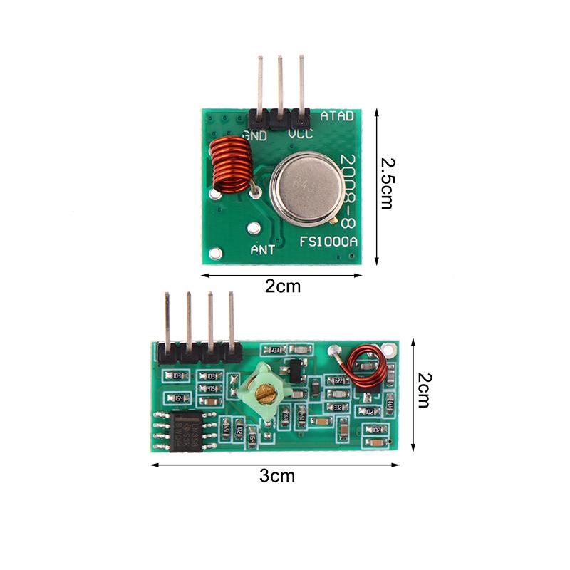 1/2Pcs 433MHZ 315MHZ Transmitt - 433Mhz Receiver Module 评论和价格